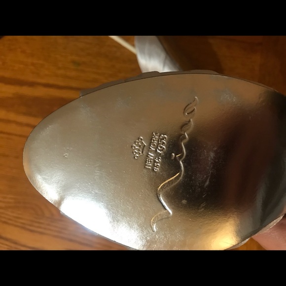 New Nina Silver 7.5 D’Orsay Bridesmaid Bridal - Picture 5 of 7